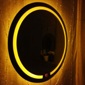 آینه-بکلایت-گرد-زرد-(BM60.60-01X002YT0)