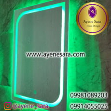 آینه بکلایت طرح آتوسا سبز